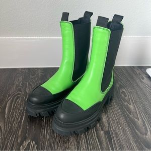 Ganni Green Boots Size 36